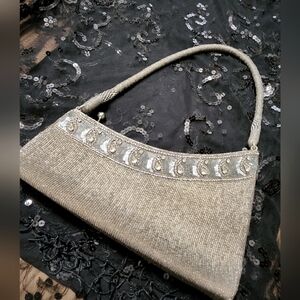 Khazana Vintage Glamour Beaded Clutch. Preloved.